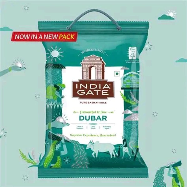 India Gate Dubar Basmati Rice 1kg - 1 kg