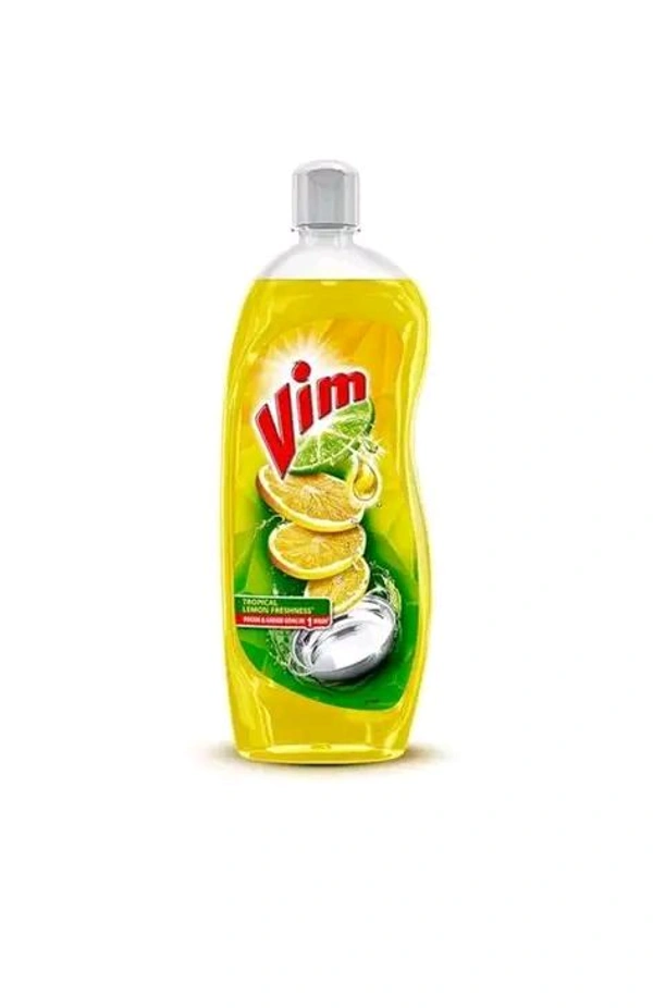 Vim Lemon Liquid Dishwash Gel Bottle - 500ml