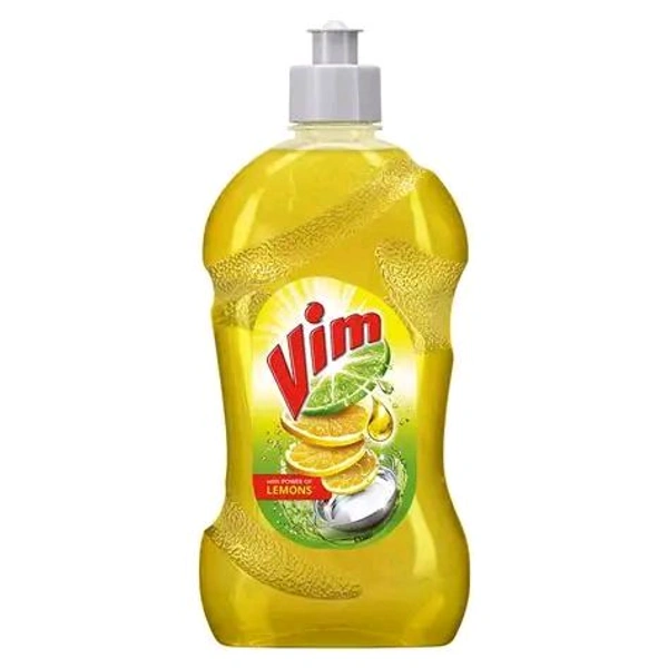 Vim Lemon Liquid Dishwash Gel Bottle - 250ml