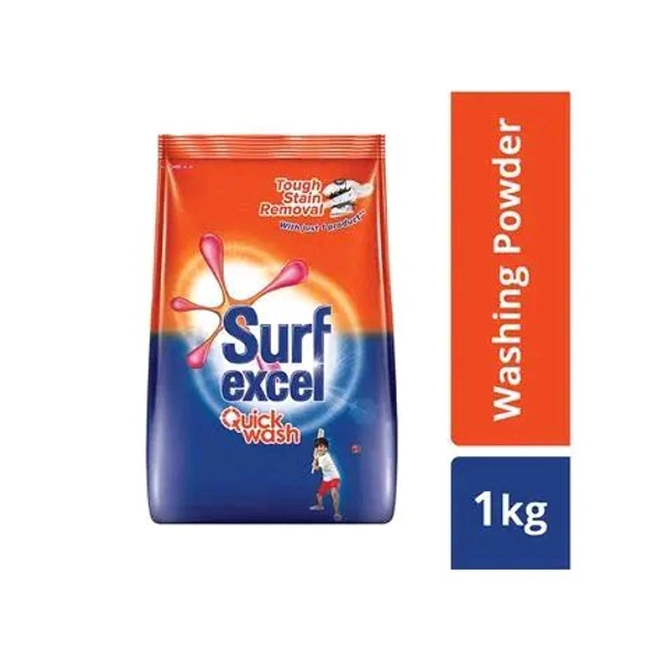 Surf Excel Quick Wash Detergent Powder  - 1 Kg