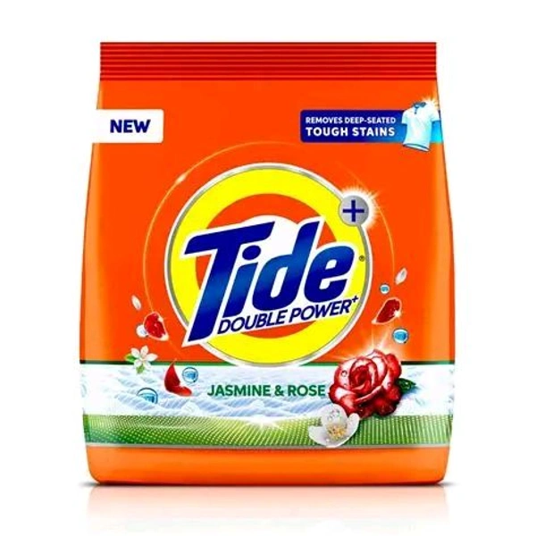 Tide Double Power Jasmine & Rose Detergent Powder  - 500g