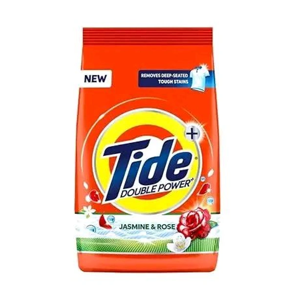Tide Double Power Jasmine & Rose Detergent Powder  - 1kg
