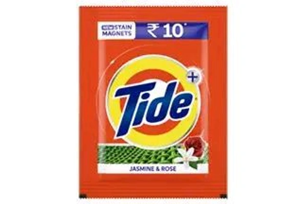 Tide Double Power Jasmine & Rose Detergent Powder  - ₹ 10/.