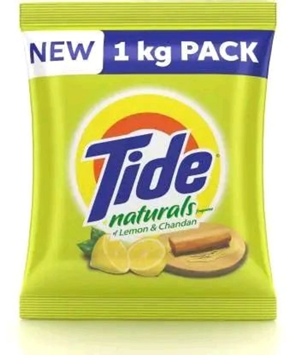 Tide Natural Lemon & Chandan Detergent Powder  - 1kg