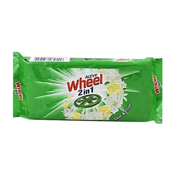 Wheel Active 2 In 1 Detergent Soap  - 240g