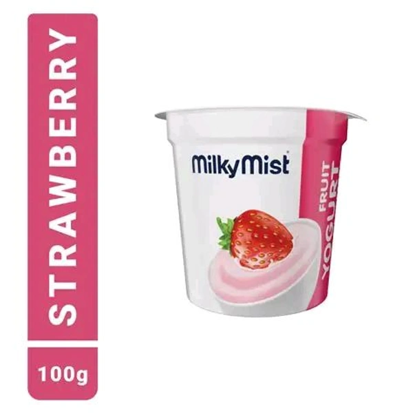 Milky Mist Strawberry Yogurt 100g - 100g