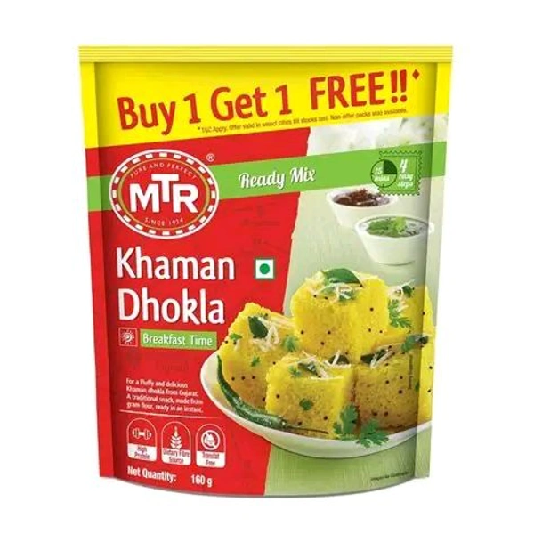 MTR Khaman Dhokla 190g ( Buy 1 Get 1 FREE) - 190g