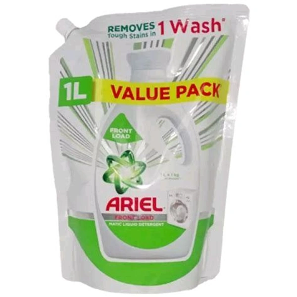 Ariel Matic Front Load Detergent Liquid Pouch  - 1 Litre