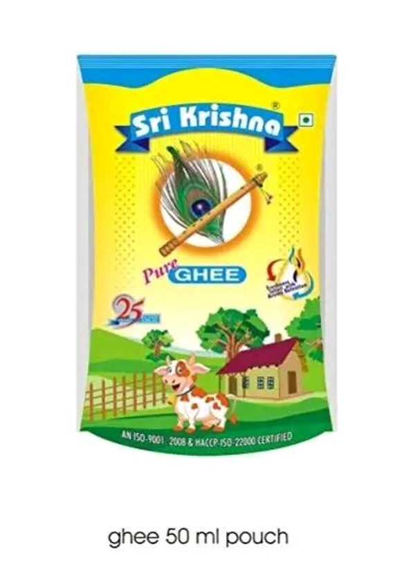 Sri Krishna Pure Cow Ghee  500ml (Pouch) - 500ml