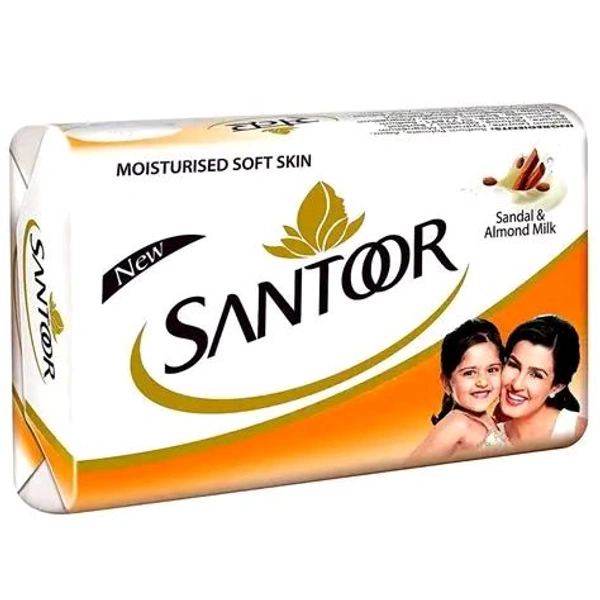 Santoor Sandal & Almond Milk  - 100g