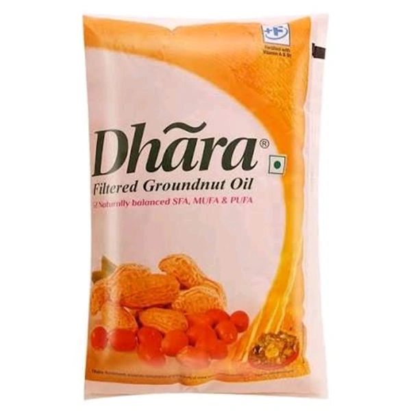 Dhara Groundnut Oil 1L 