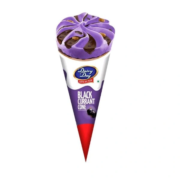 Dairy Day Black Currant Cone 120ml - 250g