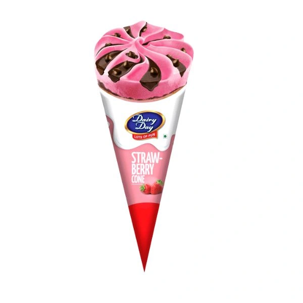 Dairy Day Strawberry Cones  - 120ml