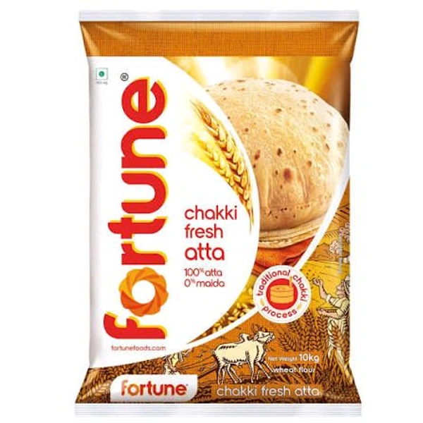 Fortune Chakki Fresh Atta  - 4.5 Kg