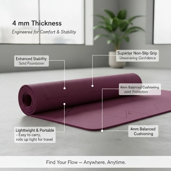 Yoga Mat - 4 mm