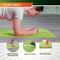 Healthy Wealthy  Yoga Mat Premium Quality TPE 