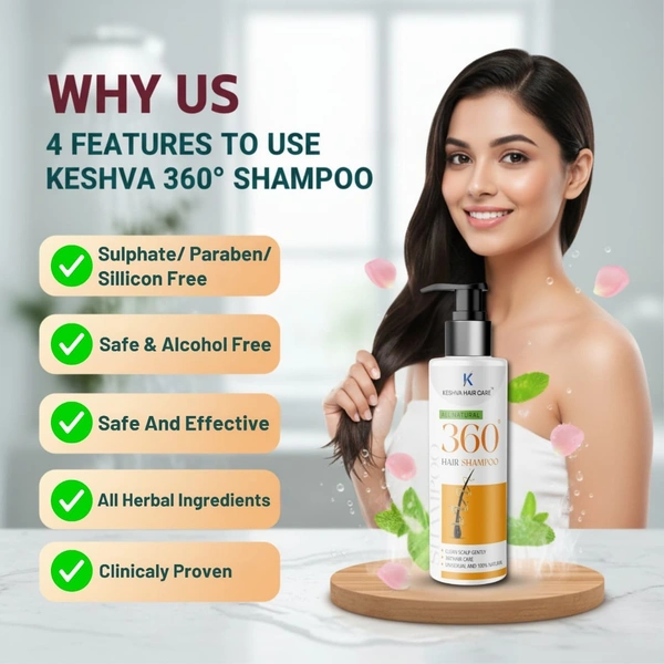 Keshva 360° hair shampoo