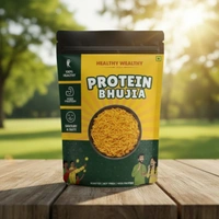 Healthy Wealthy Protein Bhujia – High Protein | Tasty Healthy Snack (90g)