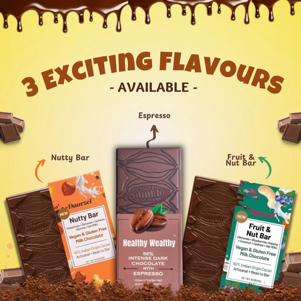 Premium Dark choclate 100 % natural - Pack of 10