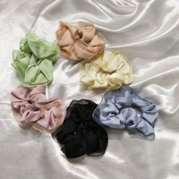 Satin scrunchies (6 pcs)