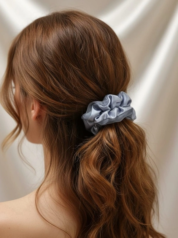 Satin scrunchies (6 pcs)