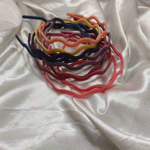 Spiral hairbands (12 pcs)
