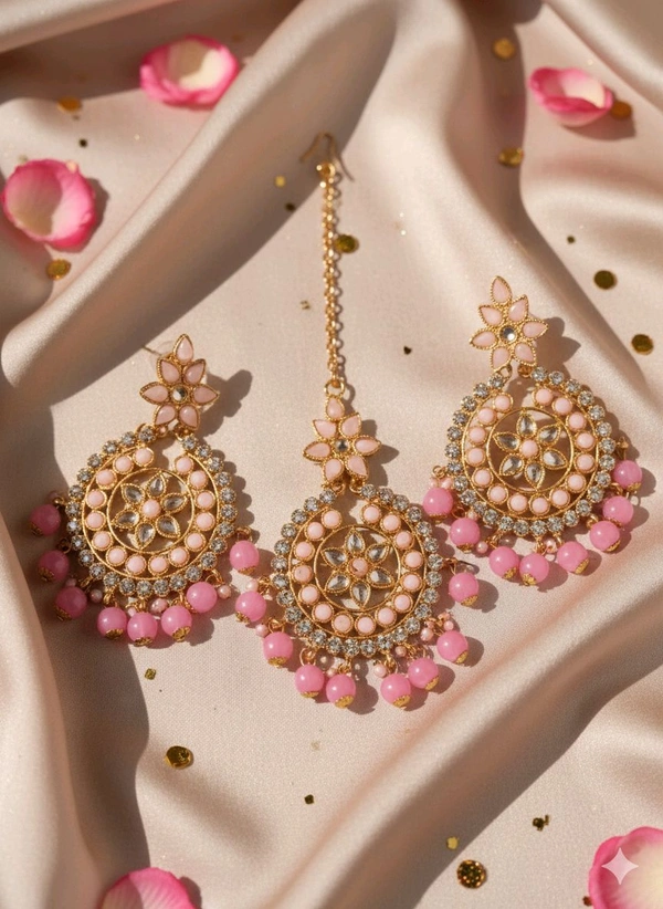 Earrings Mangtika Set