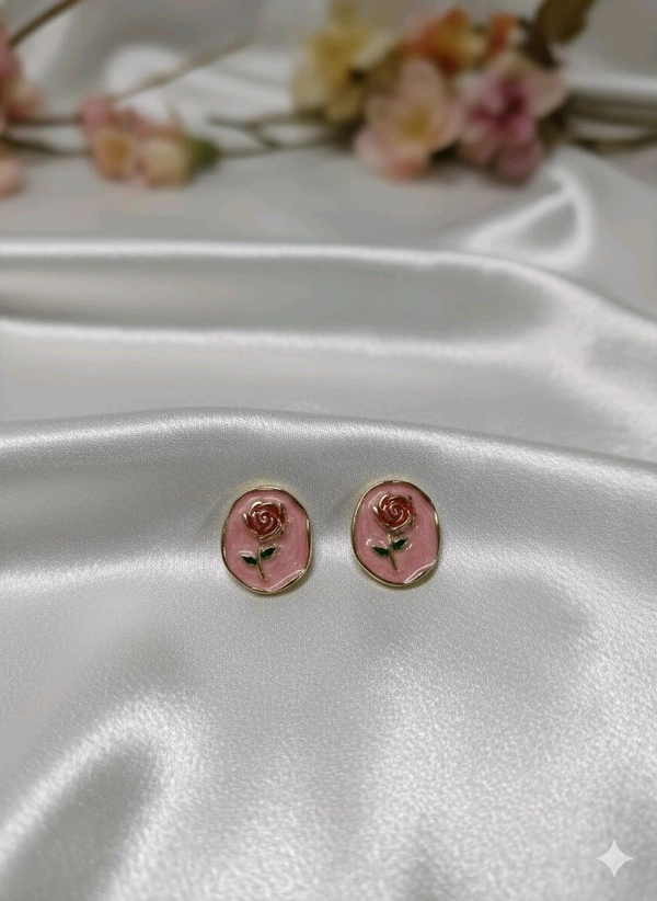 Resin Flower Earrings