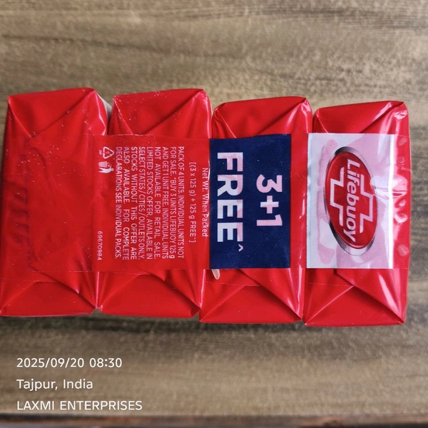 Lifebuoy - 3+1├Ч125 Gram Free