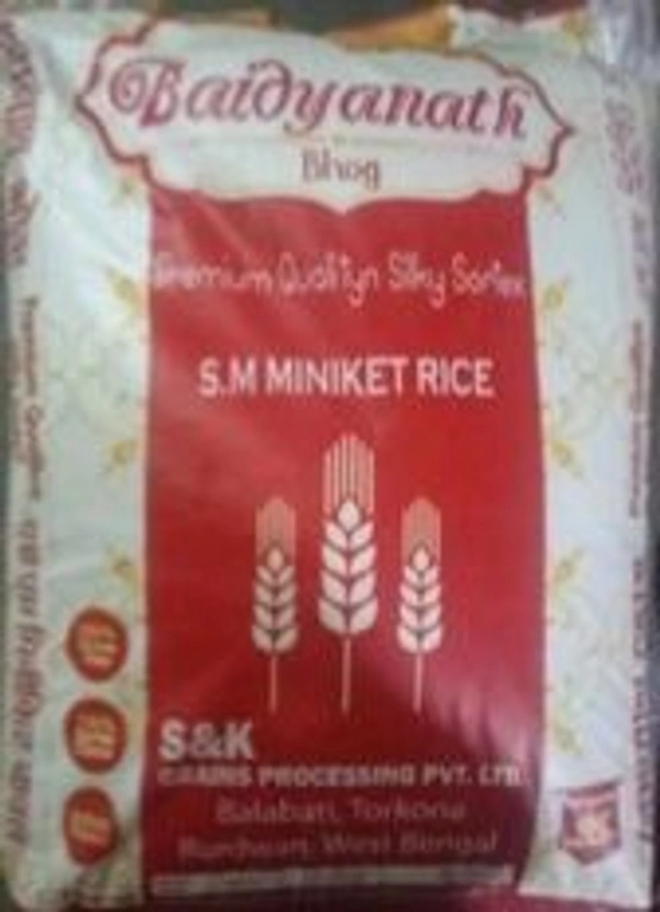 Baidyanath Bhog Miniket (बैद्यनाथ भोग मिनीकेट) 25 Kg 