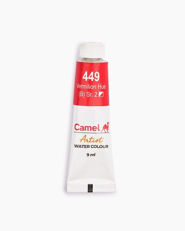 CAMEL Camel Artist Water Colours Individual tube of Vermilion Hue in 9 ml