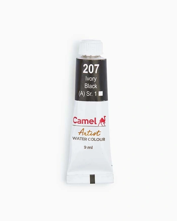 CAMEL Camel Artist Water Colours Individual tube of Ivory Black in 9 ml