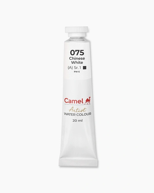 CAMEL Camel Artist Water Colours Individual tube of Chinese White in 20 ml