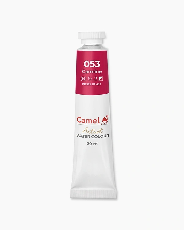 CAMEL Camel Artist Water Colours Individual tube of Carmine in 20 ml