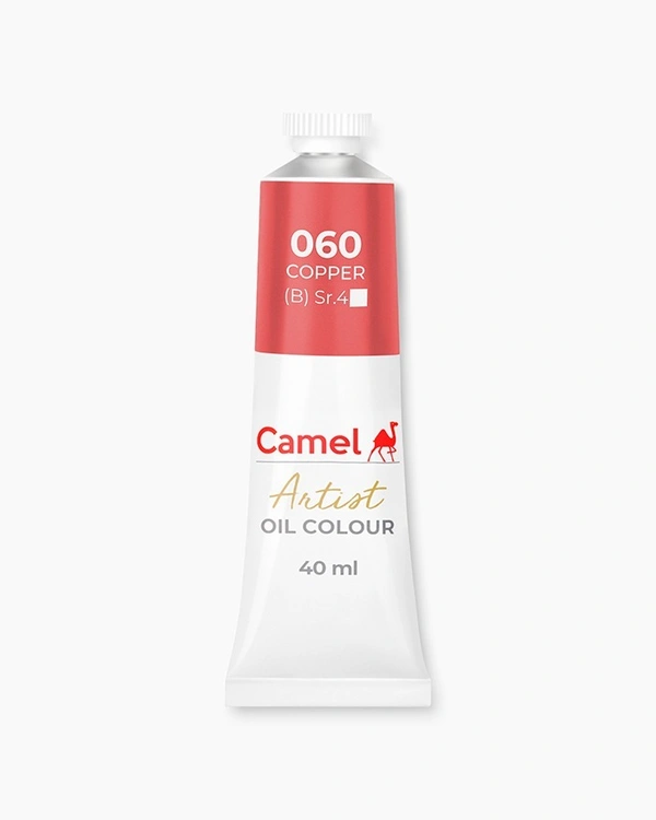 Camel Artist Oil Colours Individual tube of Copper in 40 ml