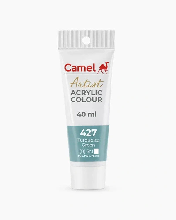 CAMEL Camel ARTIST ACRYLIC TUBE OF TURQUOISE GREEN , 40 ML