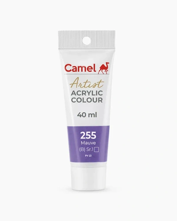 CAMEL Camel ARTIST ACRYLIC TUBE OF MAUVE, 40 ML
