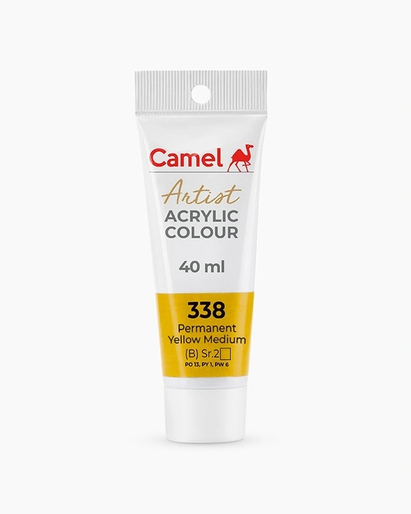 CAMEL Camel Artist Acrylic Colours Permanent Yellow Medium 40 ml