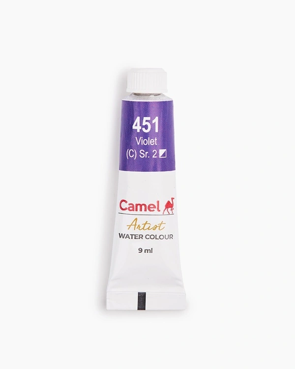 CAMEL Camel Artist Water Colours Individual tube of Violet in 9 ml