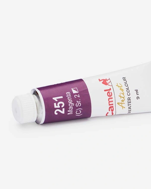 CAMEL Camel Artist Water Colours Individual tube of Magenta in 9 ml