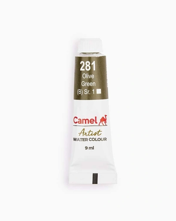 CAMEL Camel Artist Water Colours Individual tube of Olive Green in 9 ml
