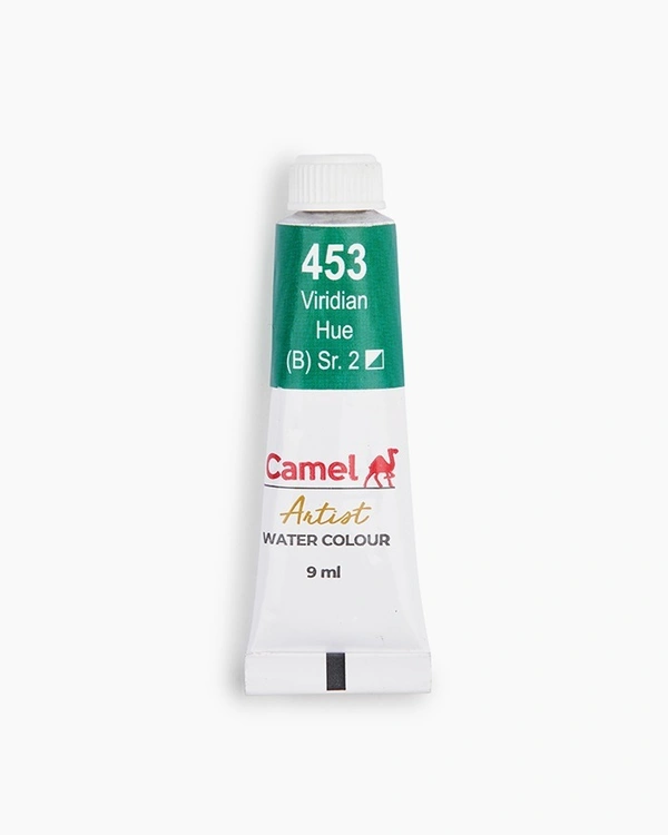 CAMEL Camel Artist Water Colours Individual tube of Viridian Hue in 9 m