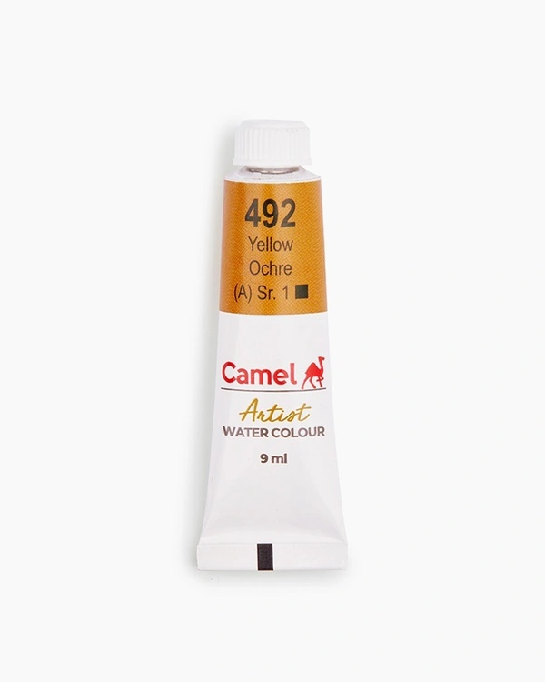 CAMEL Camel Artist Water Colours Individual tube of Yellow Ochre in 9 ml