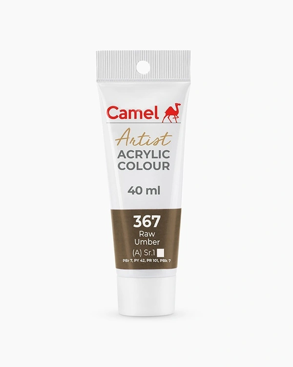 CAMEL Camel Artist Acrylic Colours Raw Umber 40 ml