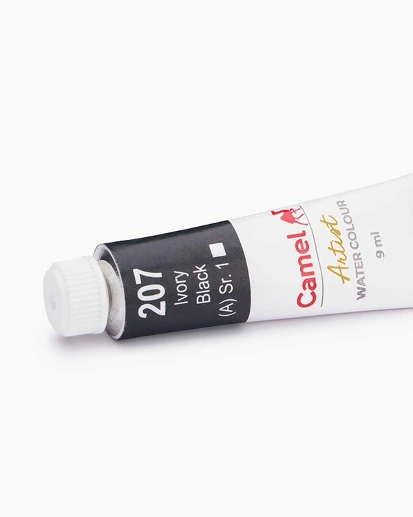CAMEL Camel Artist Water Colours Individual tube of Ivory Black in 9 ml