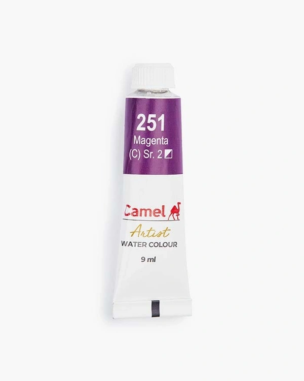 CAMEL Camel Artist Water Colours Individual tube of Magenta in 9 ml