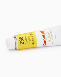 CAMEL Camel Artist Water Colours Individual tube of Lemon Yellow in 9 ml