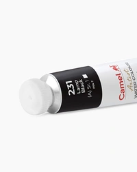 CAMEL Camel Artist Water Colours Individual tube of Lamp Black in 20 ml