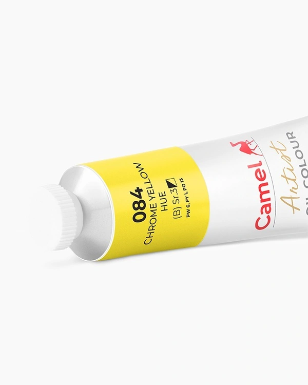 Camel Artist Oil Colours Individual tube of Chrome Yellow Hue in 40 ml