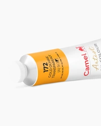Camel Artist Oil Colours Individual tube of Gold Ochre Transparent in 40 ml